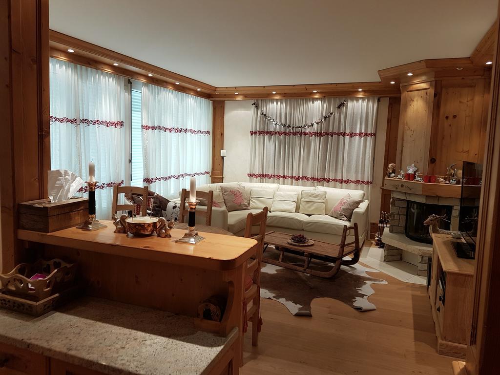 Appartement Clairiere Des Barzettes Avec Vue Magnifique Crans-Montana Exterior photo